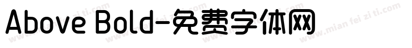 Above Bold字体转换